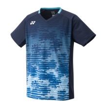 Yonex Badminton T-shirt V-Neck Tournament (official shirt of the national team) 2023 navy blue Men